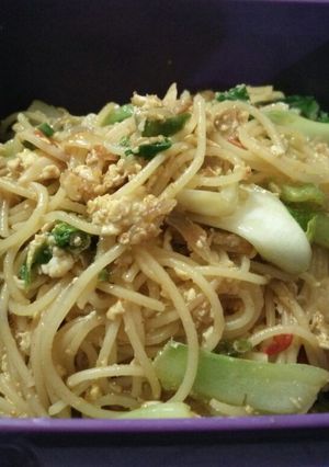 Foto resep Mie Goreng Spagheti (bumbu sendiri)