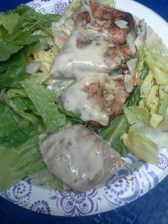 A picture of Stuffed ham salad.