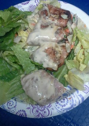 A picture of Stuffed ham salad.