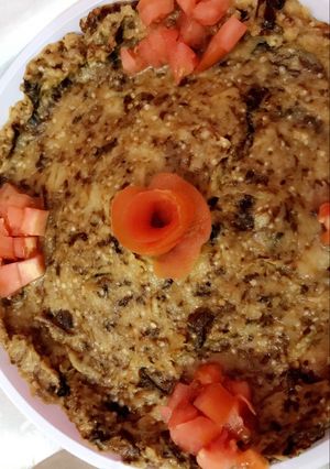 صورة لوصفة باذنجان مدقوق