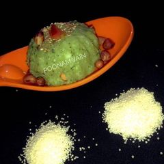 Haryali samak upma A picture of Haryali samak upma.