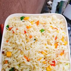 A picture of Fried Coconut rice.