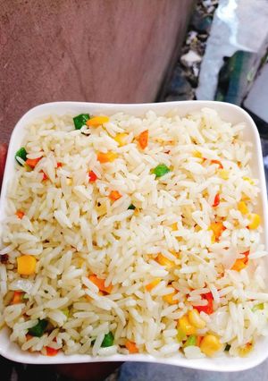 A picture of Fried Coconut rice.