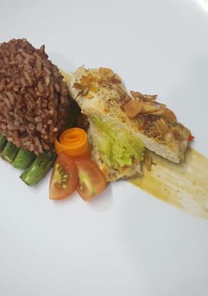 Foto resep Menu sehat ayam kukus tinoransak