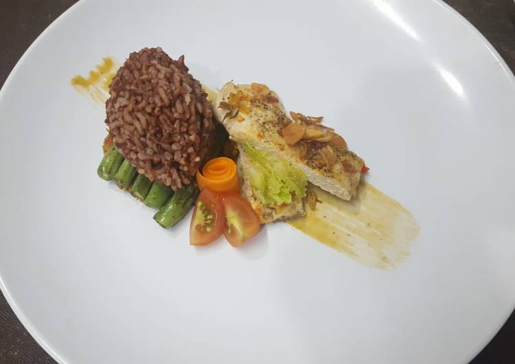 Menu sehat ayam kukus tinoransak