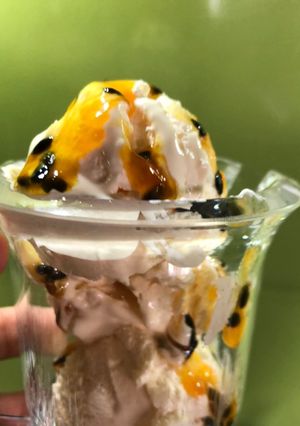 Hình của món Kem chanh leo.