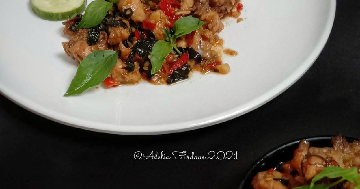 Resep Pad Kra Pao Thai Chicken Basil Oleh Adelia Firdaus Cookpad