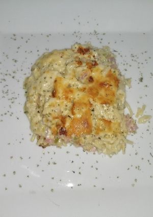 Una foto de Budín de fideos 😋