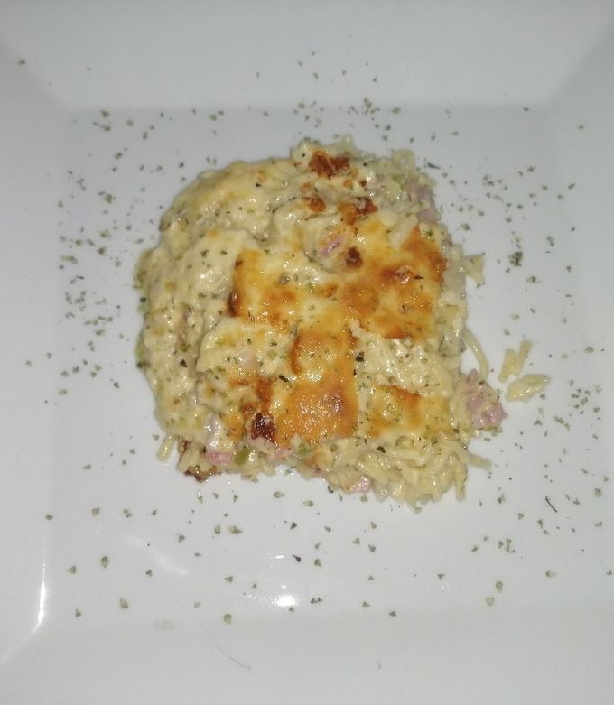 Una foto de Budín de fideos 😋