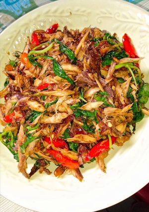 Foto resep Ikan tongkol suwir