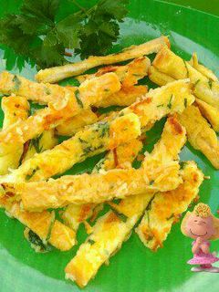 Foto resep stik roti panggang keju
