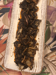 Una foto de Calamares en su tinta