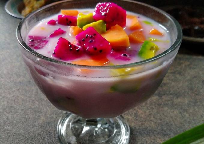 Resep Sop Buah Segar Ceria Oleh Mita W Mommyfayzel Cookpad