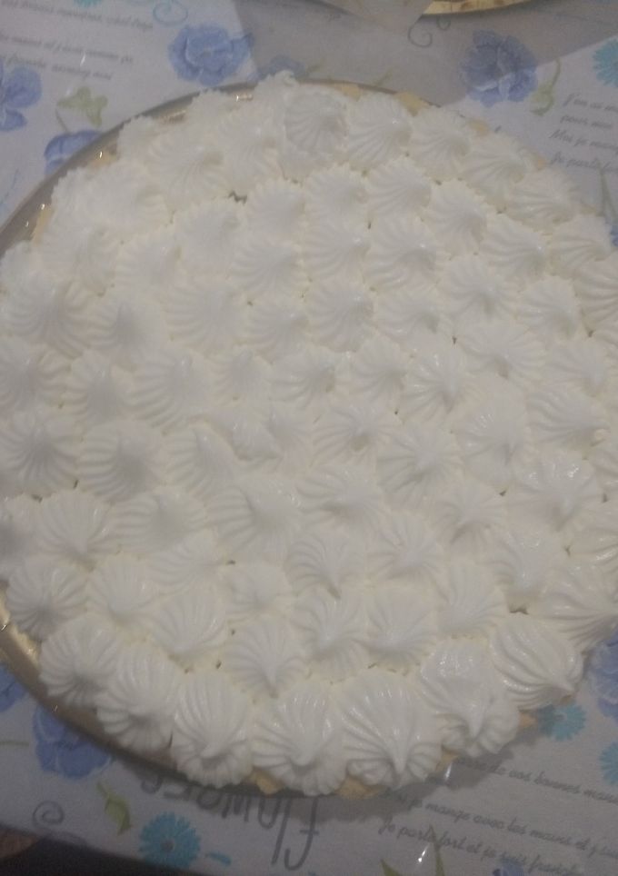 Una foto de Tarta de banana Split
