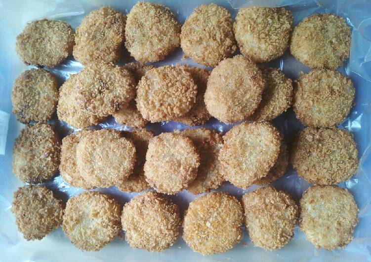 Resep Nugget tajahun (tahu jamur bihun) yang Enak Banget