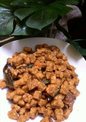 Foto resep Orek tempe basah pedas manis