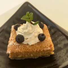 A picture of Lemon cake slices.