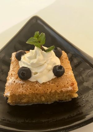A picture of Lemon cake slices.