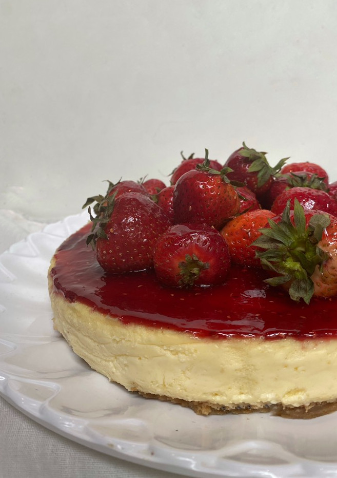 Una foto de Cheesecake de fresas 🍓