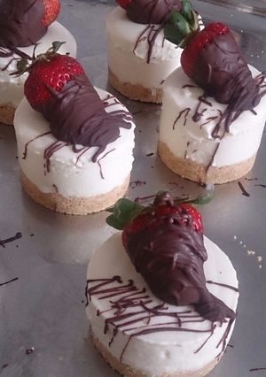 Una foto de Bocados de chocolate blanco