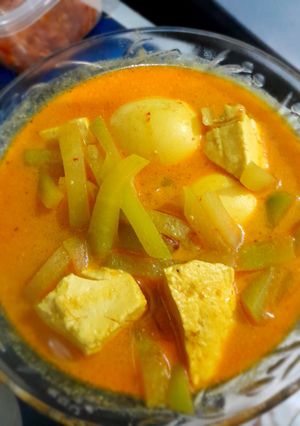 Foto resep Sayur kuning labu,telor,tahu