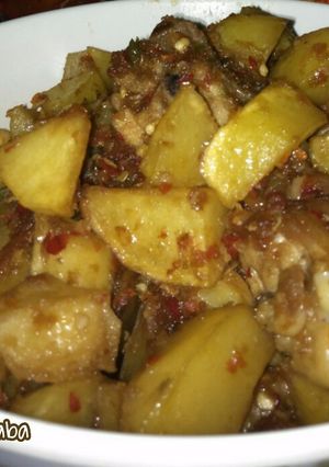 Foto resep Ayam Kentang Pedas Manis