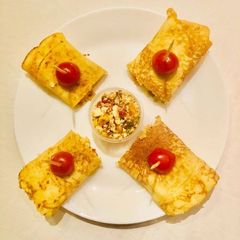 Paneer Stuffed Moong Dal Chilla A picture of Paneer Stuffed Moong Dal Chilla.