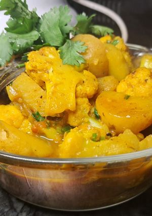 A picture of # Dec week2 Aloo govi ki subji.
