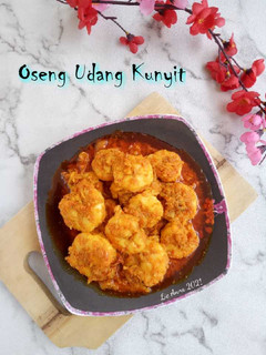 Foto resep Oseng Udang Kunyit