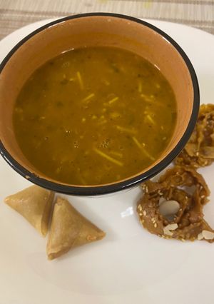 صورة لوصفة حريرة (شوربة مغربية)