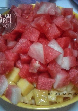 Foto resep Buahan Segar (Diet GM-1) Lunch