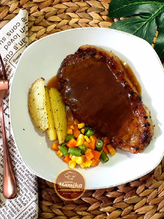 Foto resep Steak with Brown Sauce #26