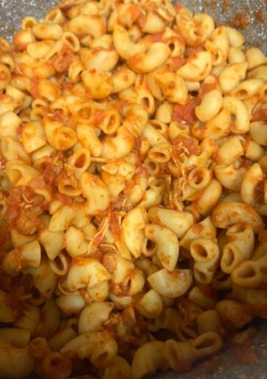 صورة لوصفة معكرونة الطيبين 🍝