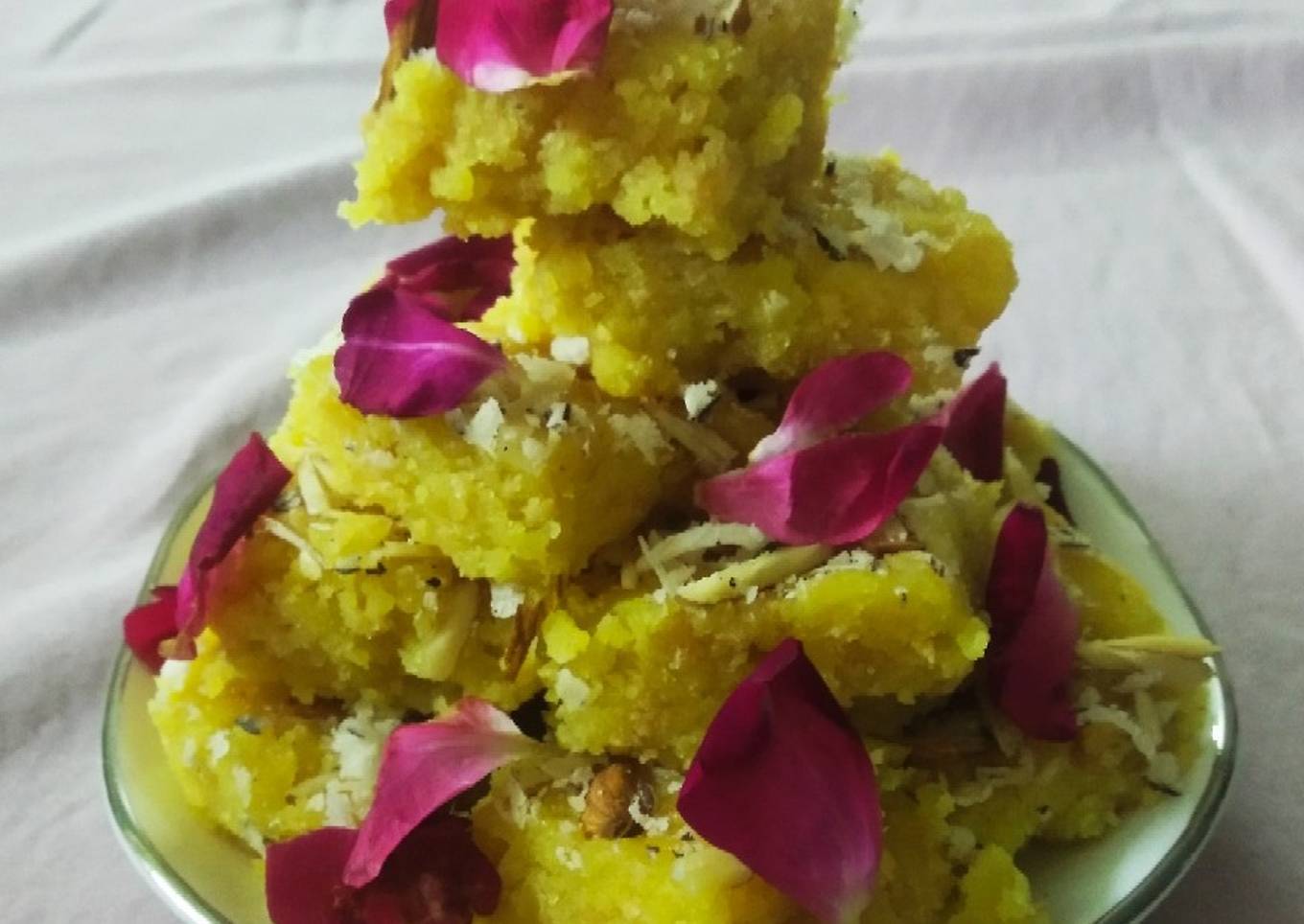 Moong dal barfi