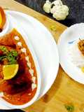 Sour & spicy fruit gobhi awadhi in orange gravy