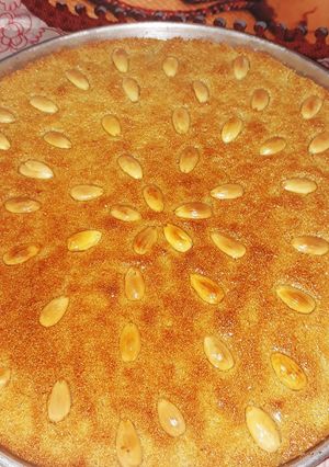 صورة لوصفة بسبوسة رمضان 🌙