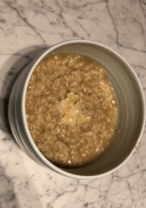 Une photo de Risotto Cacio e Pepe