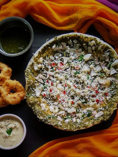 பாலக் பன்னீர் சீஸ் தோசை செய்முறை முக்கிய புகைப்படம்