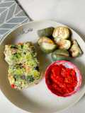 Healthy Platter (Terong Bulat Kukus, Telur Kukus, Sambal Cabai Kukus)
