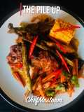 The Pile-Up (Sticky-Spicy Spare Ribs Chop)