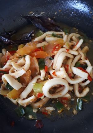 Foto resep Cumi Pedas byTia