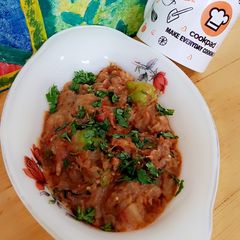 A picture of Brinjal karahi.