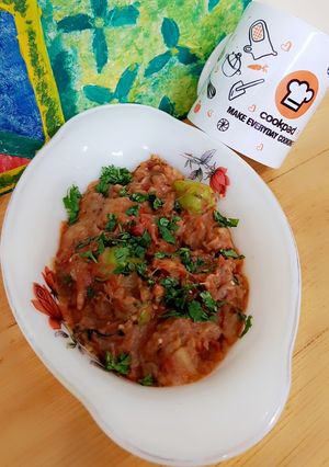 A picture of Brinjal karahi.