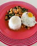 Garbanzos con acelga y tocino 🇵🇪