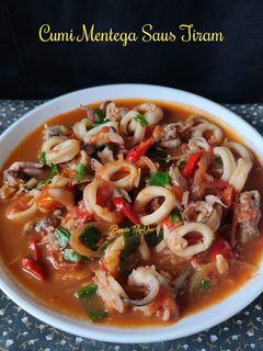 Foto resep Cumi Mentega Saus Tiram
