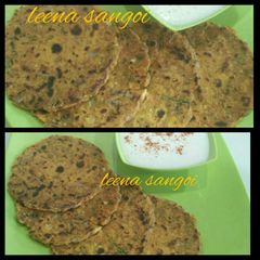 Rajasthani Tikkar Paratha A picture of Rajasthani Tikkar Paratha.