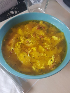Una foto de Sopa castellana de bacon
