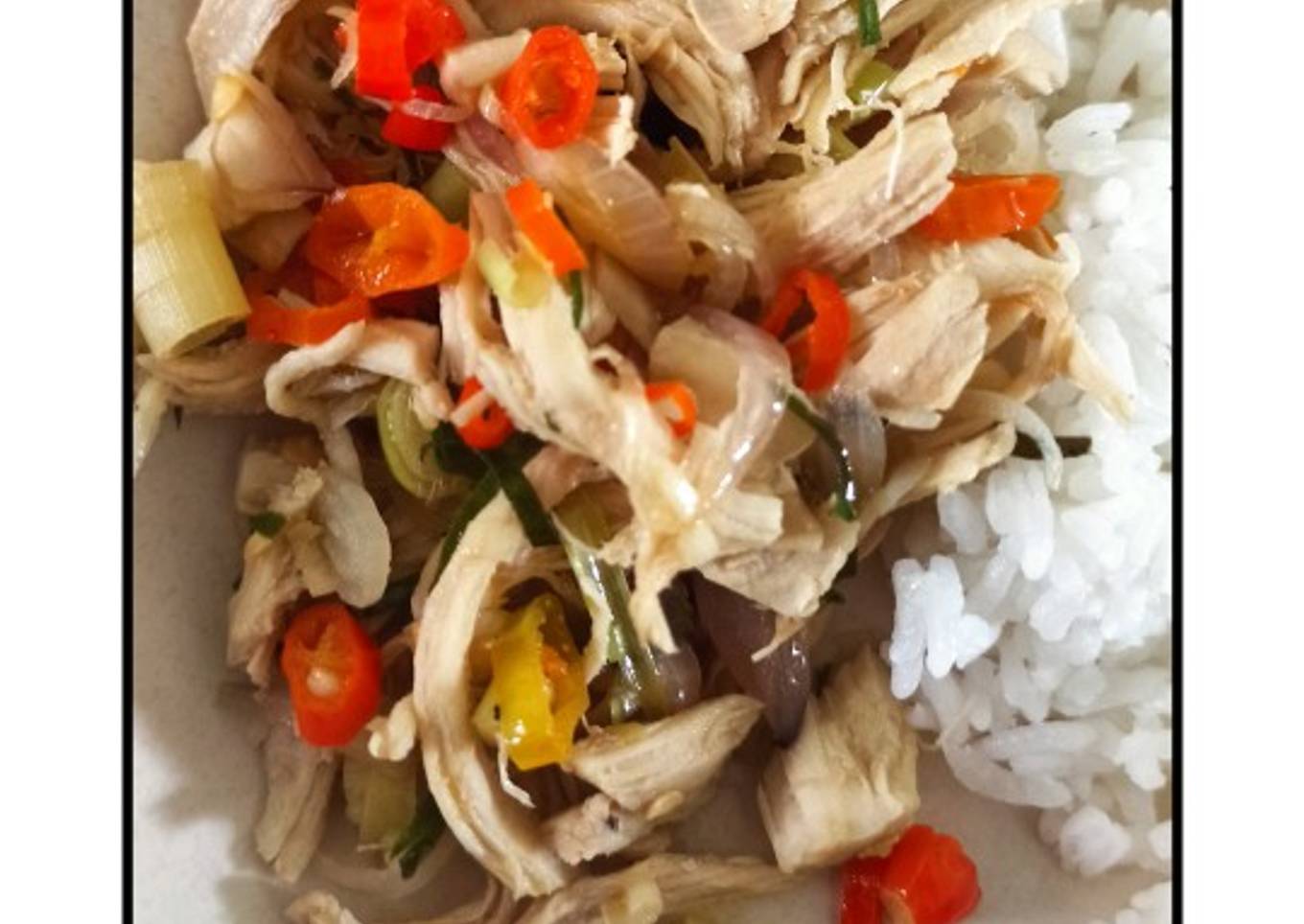 Ayam Suwir Sambal Matah (Diet)