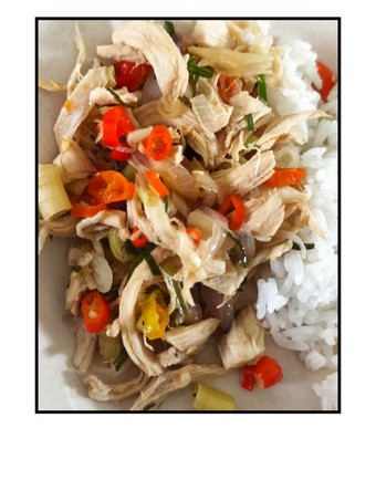 Bagaimana Membuat Ayam Suwir Sambal Matah (Diet) Praktis