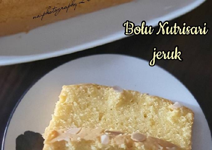 Resep membuat Bolu Nutrisari Jeruk  nikmat